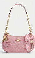 Pink Pearl Bow Shoulder Bag